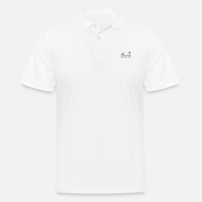 Hawaii Kahoolawe - Männer Poloshirt - Weiß