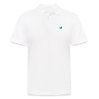 Katze - Männer Poloshirt - Weiß - Vorne - Kai (181cm)