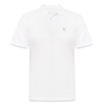Fahrrad - Männer Poloshirt - Weiß - Vorne - Kai (181cm)