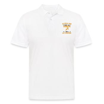 C'est La Saison De La Chasse Humour Chasseur - Polo Homme - blanc - Devant - Kai (181cm)