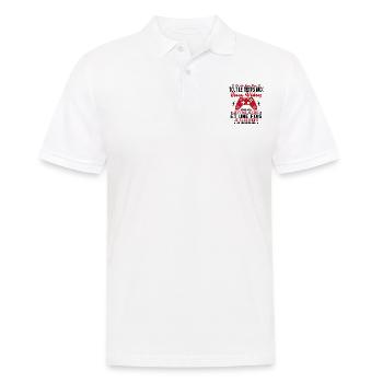 Je ne joue pas tout le temps aux jeux vidéos - Polo Homme - blanc - Devant - Kai (181cm)