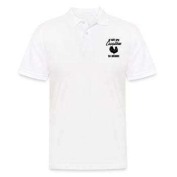 Je suis Une Cavalière Qui Déchire Chevaux Cadeau - Polo Homme - blanc - Devant - Kai (181cm)