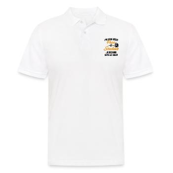 J'ai Deux Rôles Papa Et Soudeur Papa Soudeur - Polo Homme - blanc - Devant - Kai (181cm)