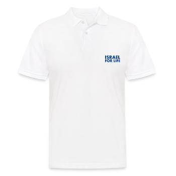 Israël - Polo Homme - blanc - Devant - Kai (181cm)