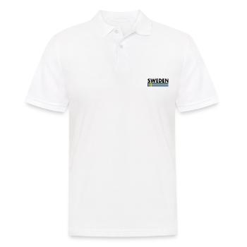 Suède - Polo Homme - blanc - Devant - Kai (181cm)