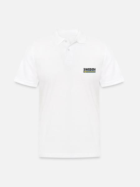 Suède - Polo Homme - blanc