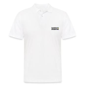 Support ukraine - Männer Poloshirt - Weiß - Vorne - Kai (181cm)