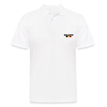 Belgien - Männer Poloshirt - Weiß - Vorne - Kai (181cm)