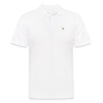 Vogel - Männer Poloshirt - Weiß - Vorne - Kai (181cm)