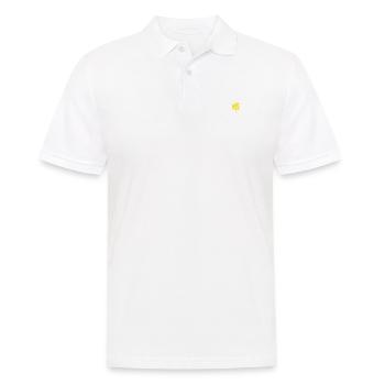 Federball - Männer Poloshirt - Weiß - Vorne - Kai (181cm)