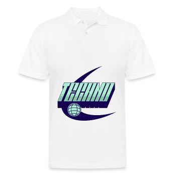 Techno - Men's Polo Shirt - white - Front - Kai (181cm)