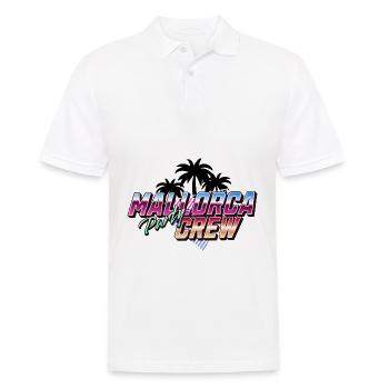 Mallorca Party Crew - Polo Homme - blanc - Devant - Kai (181cm)