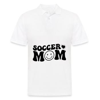 Fußball Mama - Männer Poloshirt - Weiß - Vorne - Kai (181cm)