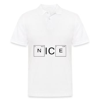 Nice - Men's Polo Shirt - white - Front - Kai (181cm)