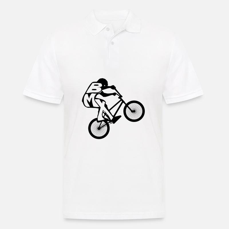 BMX - Polo da uomo - bianco