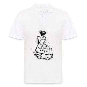 K-Pop - Männer Poloshirt - Weiß - Vorne - Kai (181cm)