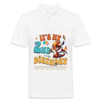 Dragon 2ème anniversaire Dragon - Polo Homme - blanc - Devant - Kai (181cm)