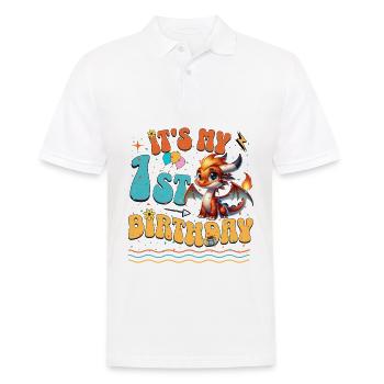 Dragon 1er anniversaire Dragon - Polo Homme - blanc - Devant - Kai (181cm)