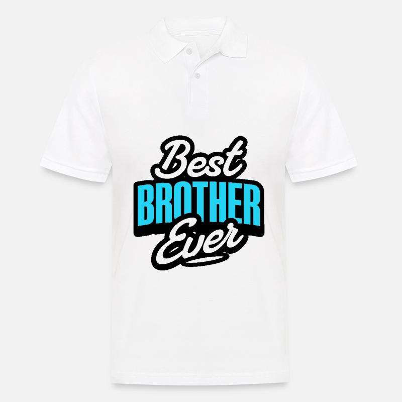 Bester Bruder - Männer Poloshirt - Weiß