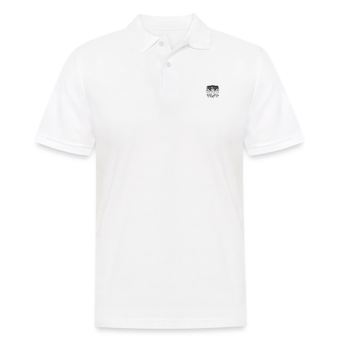 Retro simple s/w - Männer Poloshirt