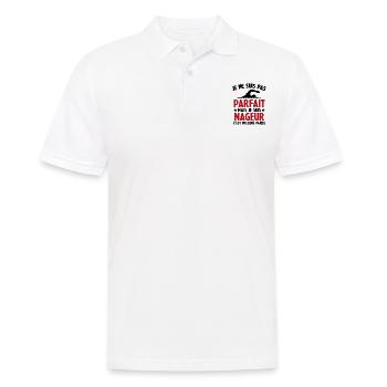 Je ne suis pas Parfait NAGEUR cadeau NAGEUR - Polo Homme - blanc - Devant - Kai (181cm)