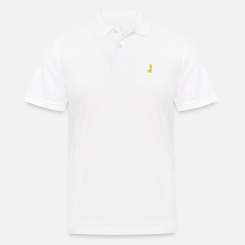 Giraffe - Men's Polo Shirt - white