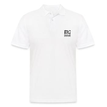 Big sister - Männer Poloshirt - Weiß - Vorne - Kai (181cm)