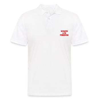 Women life freedom - Männer Poloshirt - Weiß - Vorne - Kai (181cm)