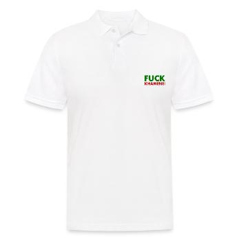 Fuck khamenei Chamenei - iran - Männer Poloshirt - Weiß - Vorne - Kai (181cm)