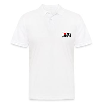 I love my girlfriend - Polo Homme - blanc - Devant - Kai (181cm)