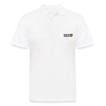 Slava ukraini - Polo Homme - blanc - Devant - Kai (181cm)