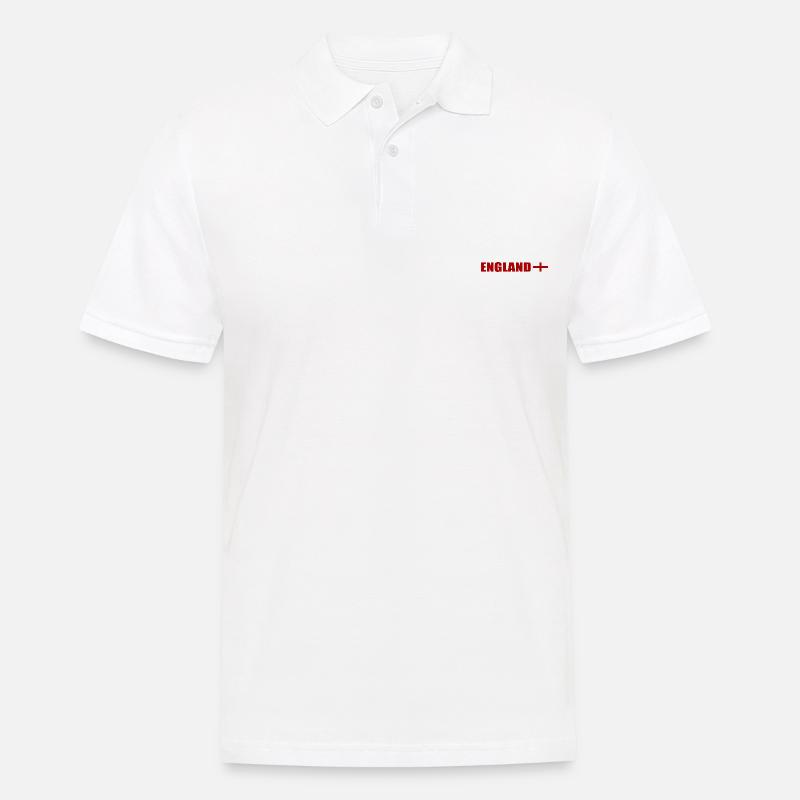 angleterre - Polo Homme - blanc
