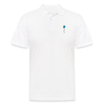 Luftballon - Männer Poloshirt - Weiß - Vorne - Kai (181cm)