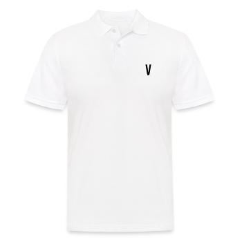 Lettre A Nom Cadeau Célibataire - Polo Homme - blanc - Devant - Kai (181cm)