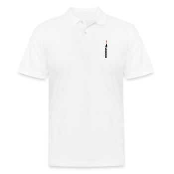 draak - Männer Poloshirt - Weiß - Vorne - Kai (181cm)