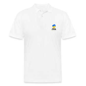 Ukraine - Men's Polo Shirt - white - Front - Kai (181cm)