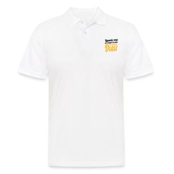 Soyez en paix avec Dieu - Polo Homme - blanc - Devant - Kai (181cm)