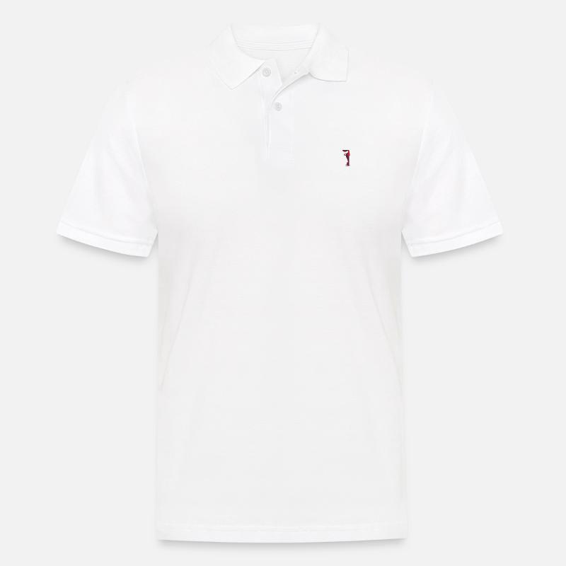 Hund - Männer Poloshirt - Weiß