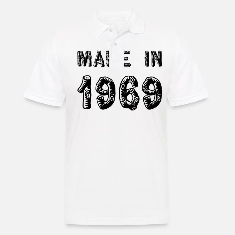 Made in 1969 - Männer Poloshirt - Weiß