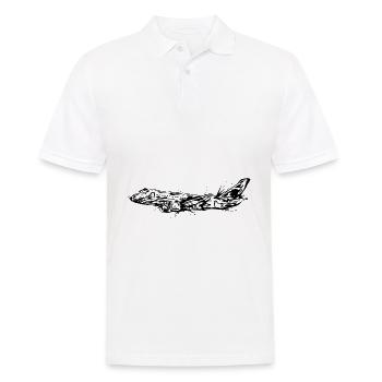 Avion - Polo Homme - blanc - Devant - Kai (181cm)