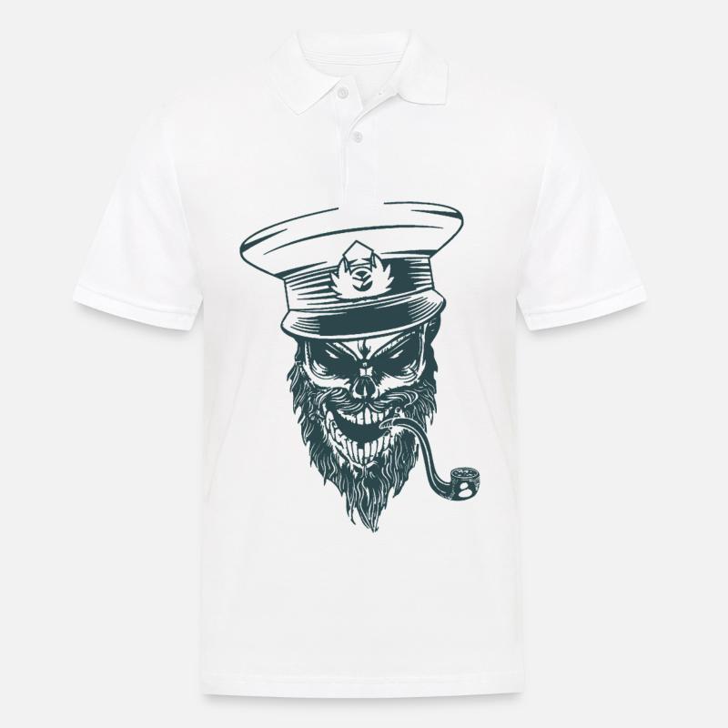 Captain - Men's Polo Shirt - white