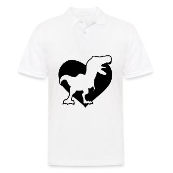 Paleontology Dinosaurs - Men's Polo Shirt - white - Front - Kai (181cm)
