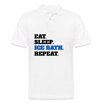 Ice bath - Men's Polo Shirt - white - Front - Kai (181cm)