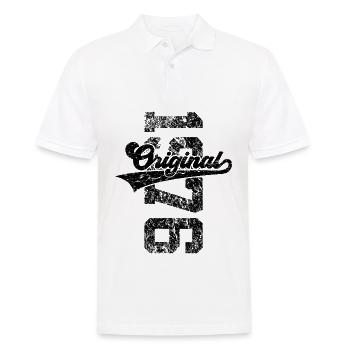 50. GEBURTSTAG ORIGINAL 1976 - Männer Poloshirt - Weiß - Vorne - Kai (181cm)