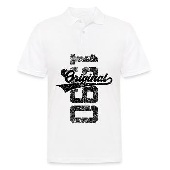 36TH BIRTHDAY ORIGINAL 1990 - Men's Polo Shirt - white - Front - Kai (181cm)