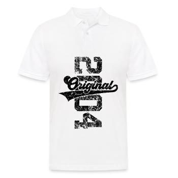 22ND BIRTHDAY ORIGINAL 2004 - Men's Polo Shirt - white - Front - Kai (181cm)