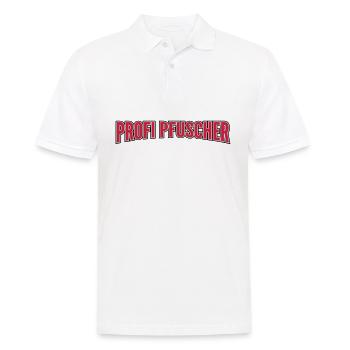 Profi Pfuscher - Männer Poloshirt - Weiß - Vorne - Kai (181cm)