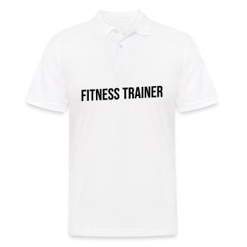 préparateur physique vert noir - Polo Homme - blanc - Devant - Kai (181cm)