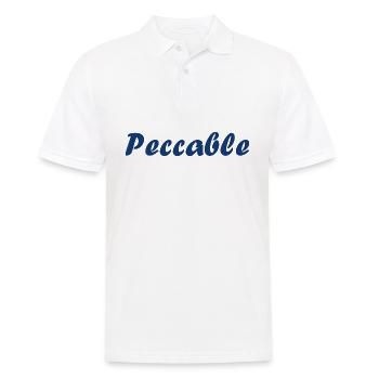 Peccable - Polo Homme - blanc - Devant - Kai (181cm)