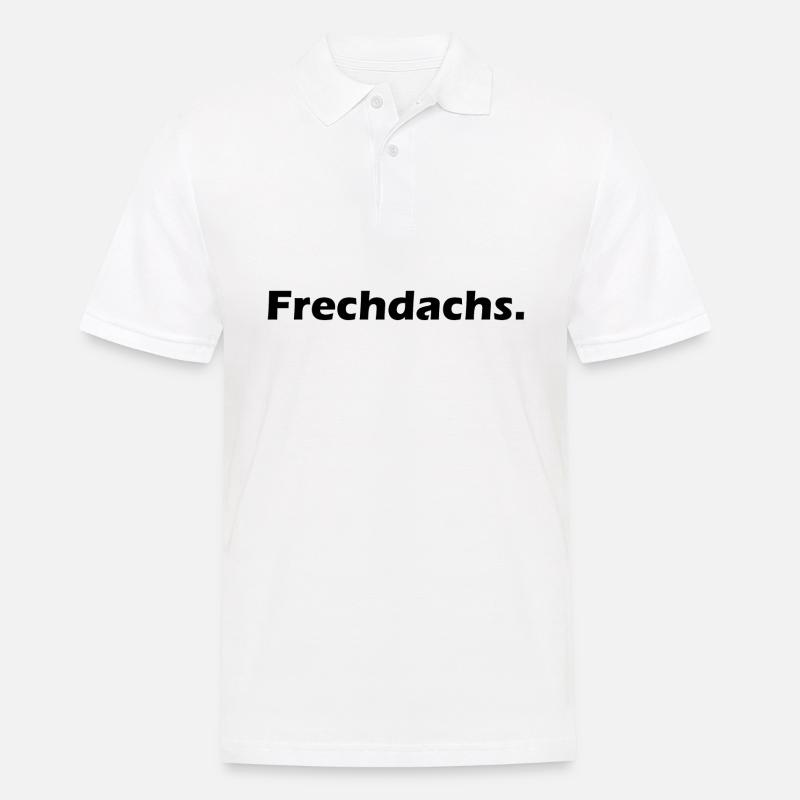 Frechdachs - Männer Poloshirt - Weiß